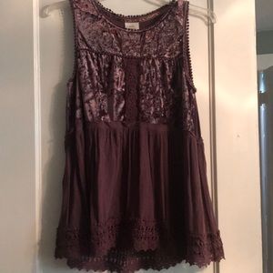 Cute purple tank/blouse